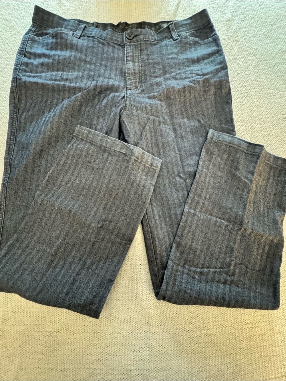 Lee Riders Denim Pinstripe Dress Jeans